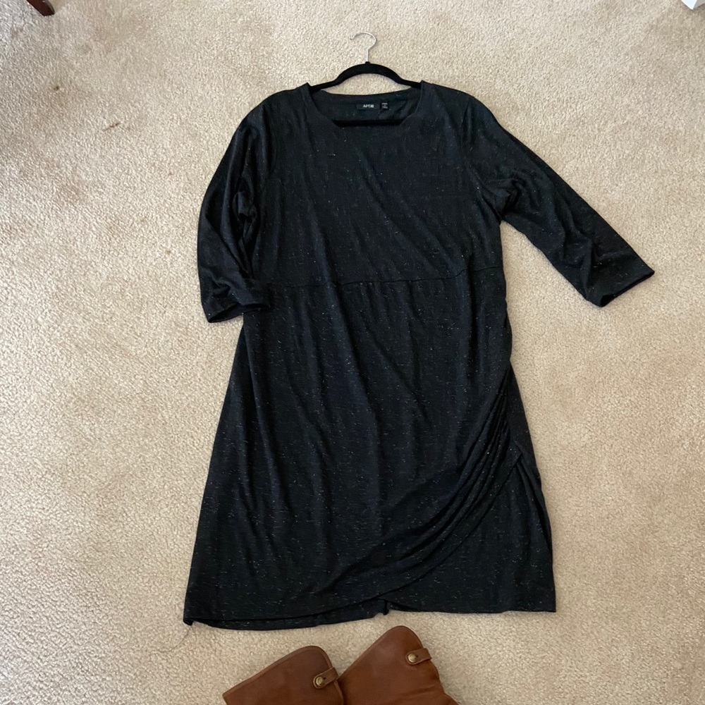 APT 9 black sparkled dress, size 1X. See pic